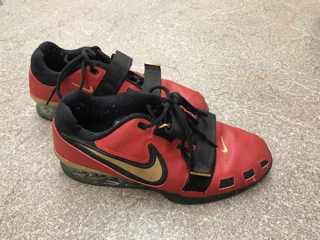 Size 7.5/8 Nike Romaleos 2 Red/Gold 